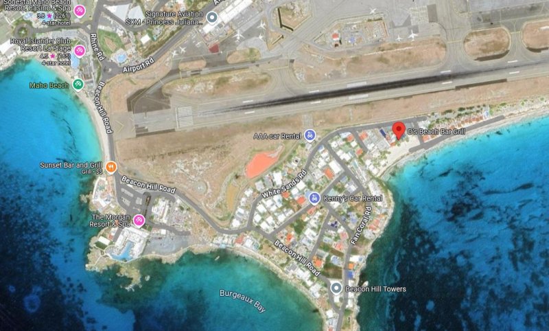 sint maarten spotting locations ds beach bar location