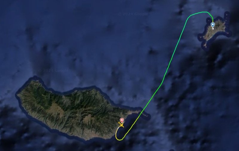 tap a321neo madeira nose gear landing CS TJQ route
