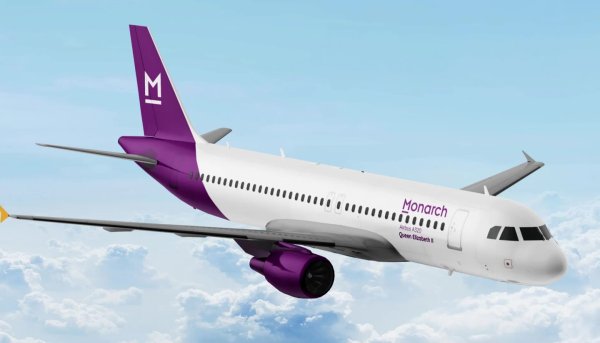 Monarch Airlines Airbus A320 Render