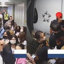 double helix fan incident bangkok airport