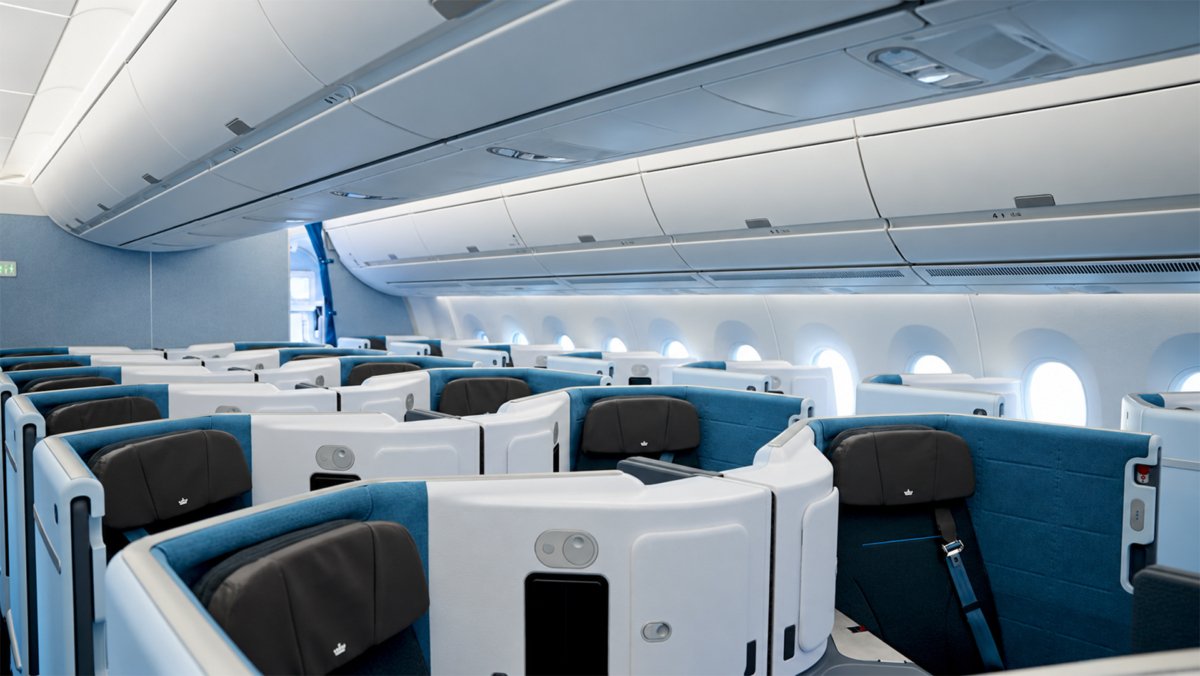 klm airbus a350 business class preview