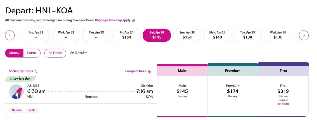 hawaiian airlines website AS
