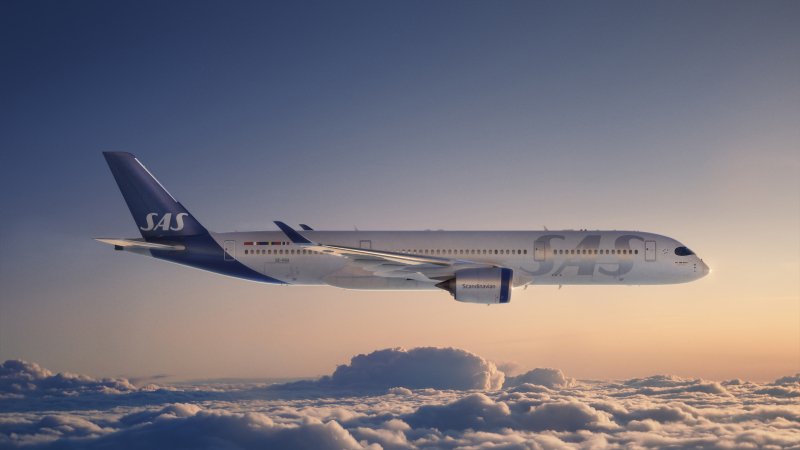 scandinavian sas airbus a350