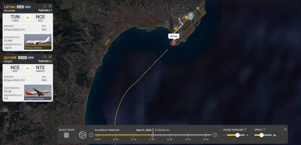 easyjet nouvelair nice incident 2