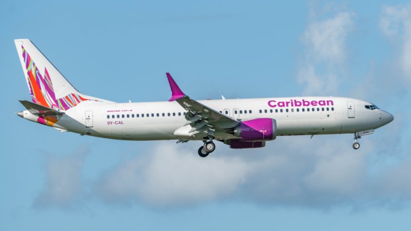 caribbean airlines boeing 737 max 8