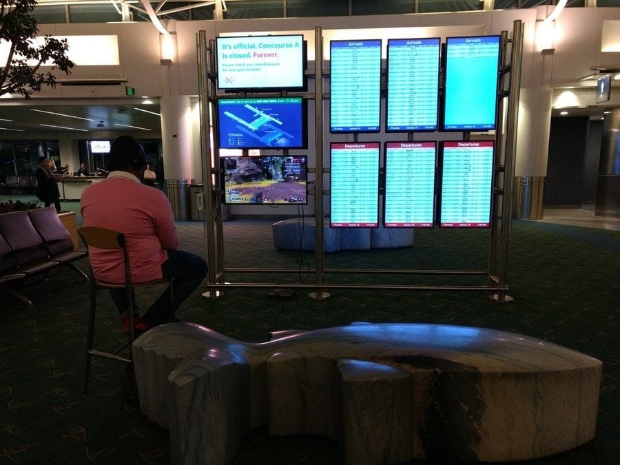 portland airport display video game 1