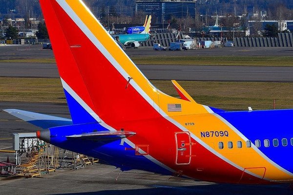 southwest max 737 tail 1