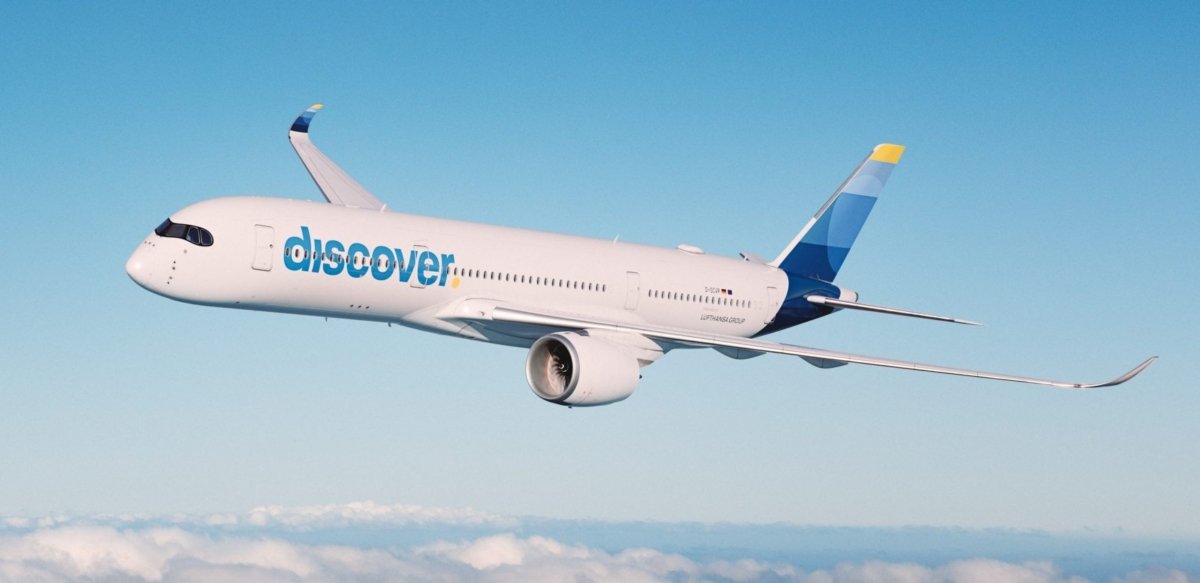 discover airlines airbus a350 900 render