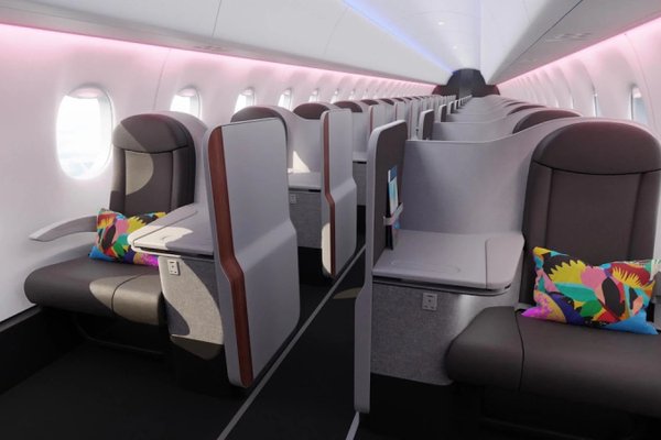 BermudAir Embraer E175 Cabin