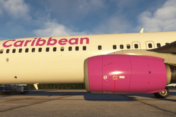 caribbean 737 ng new colors