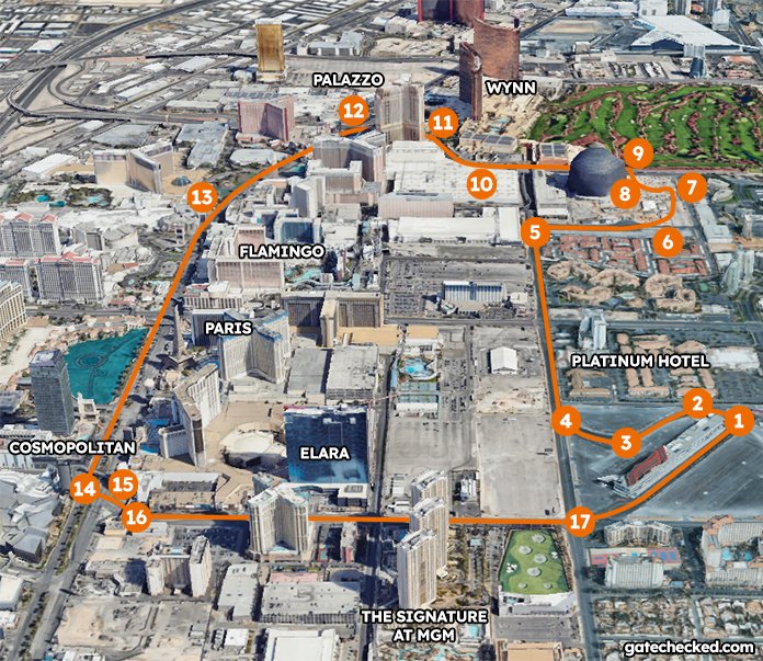 f1 las vegas track layout