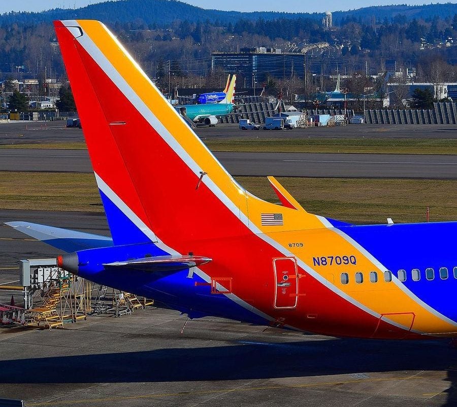 southwest max 737 tail 1