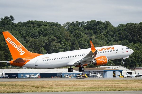 sunwing 737 max 8 1