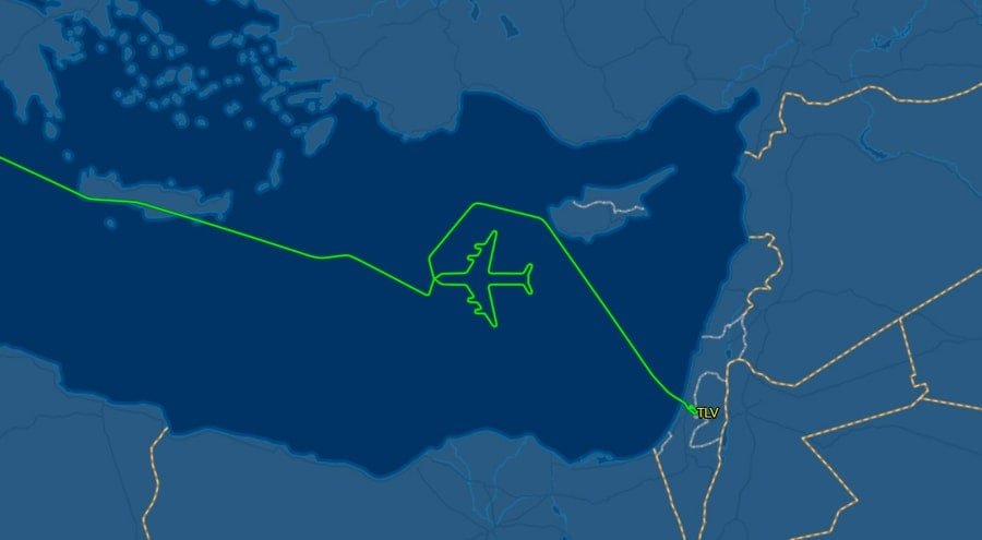 el al 747 ly1747 jumbo flightaware 1