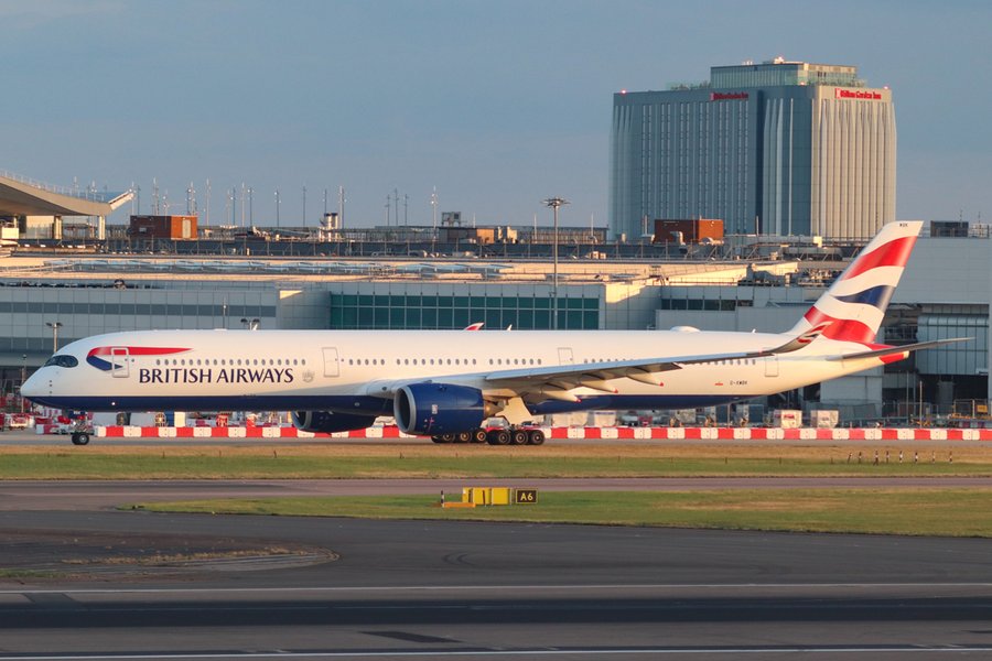 british airways a350 1000 g xwbk