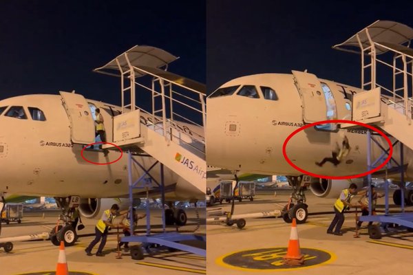 transnusa airlines injured agent