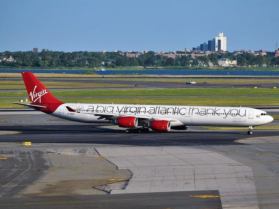 virgin atlantic thank you a340 1