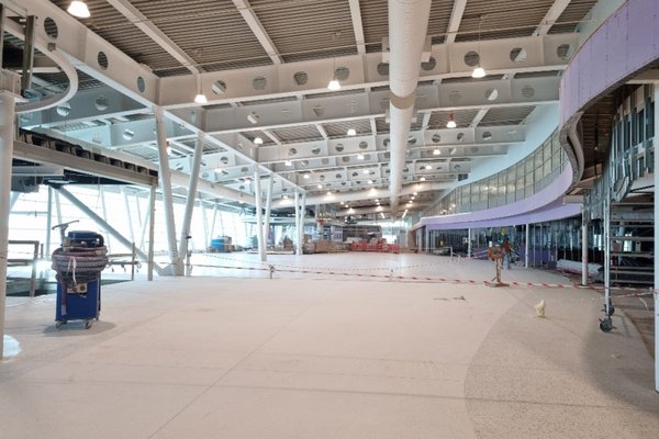 princess juliana airport departure construction 01