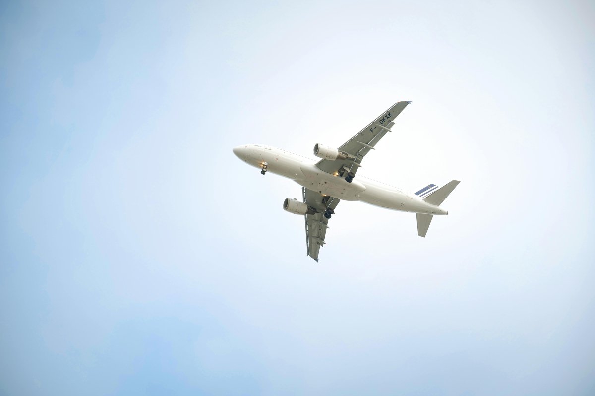 white plane