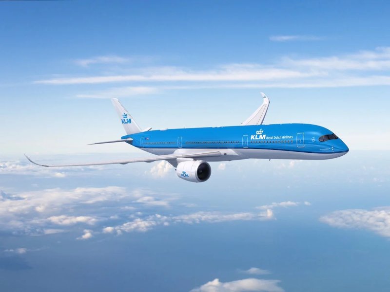 klm a350 render