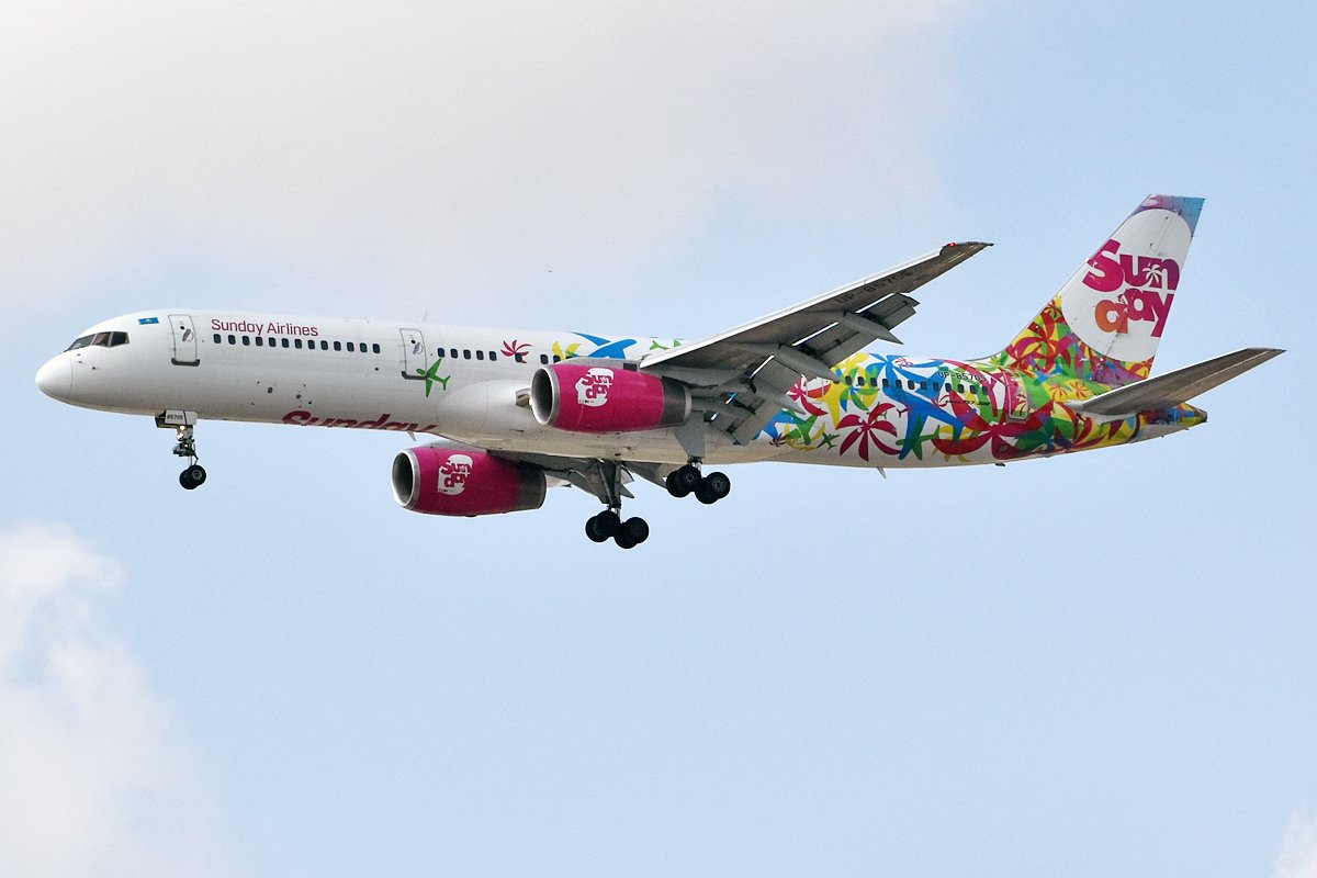 sunday airlines boeing 757 200