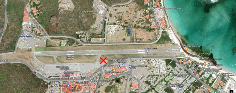 air antilles twin otter crash st barts map
