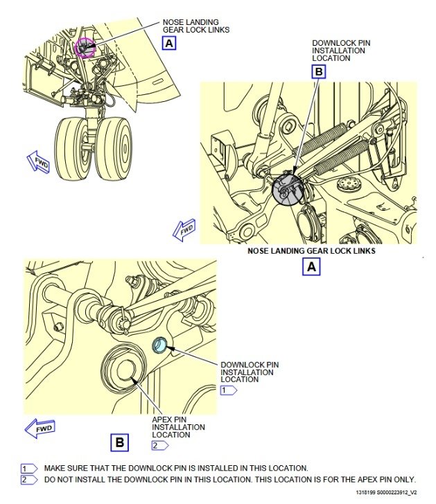 b787 downlink pin insert instructions