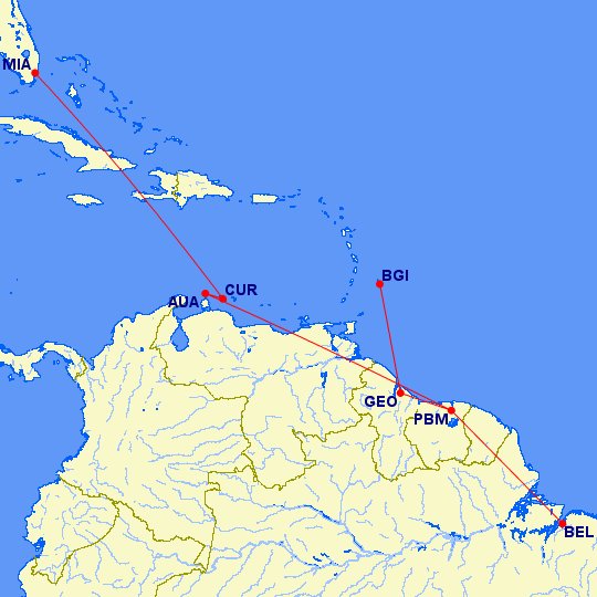 surinam airways expansion dec 2023