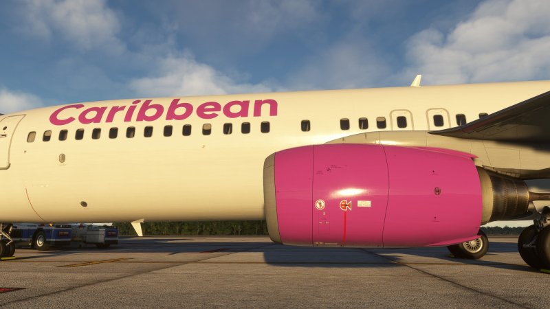 caribbean 737 ng new colors