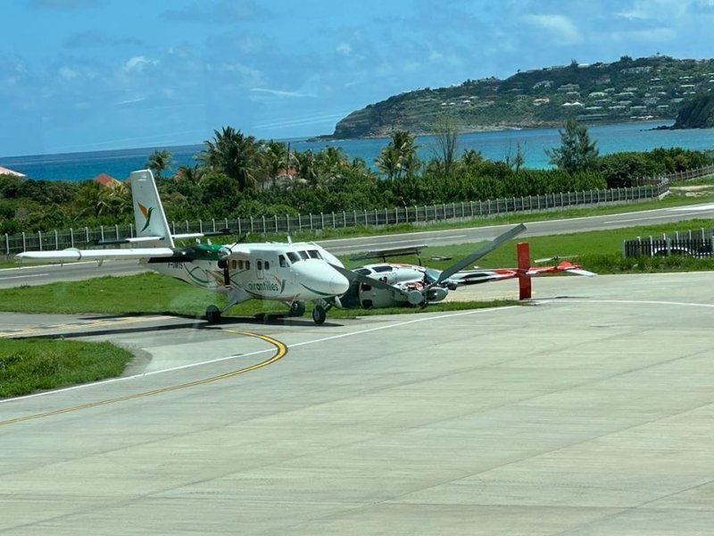 air antilles twin otter crash st barts 01