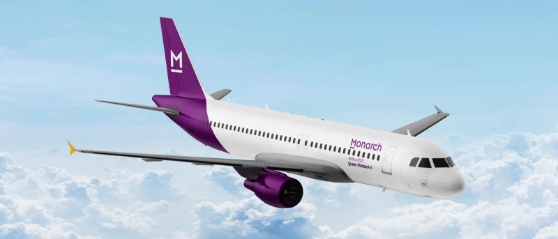 Monarch Airlines Airbus A320 Render