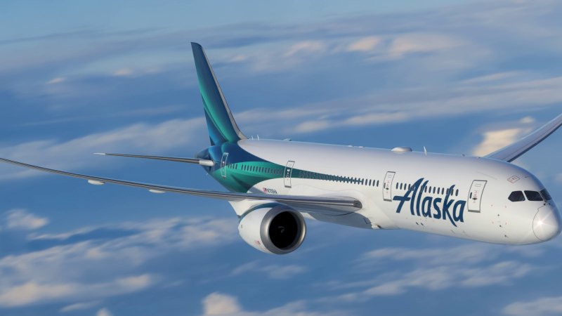 alaska airlines new livery boeing 787 9 02