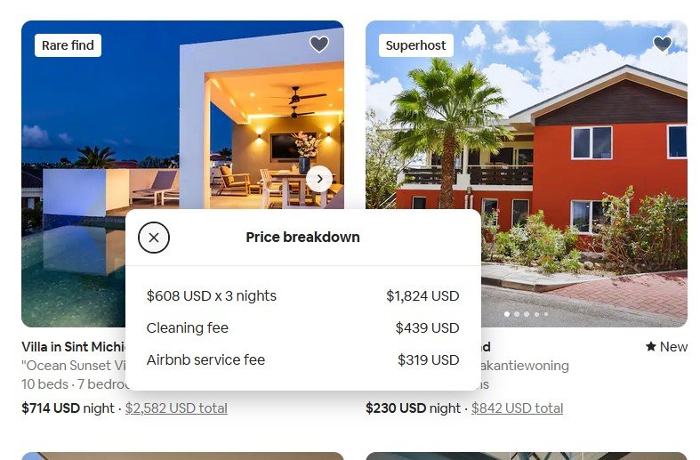 airbnb total booking