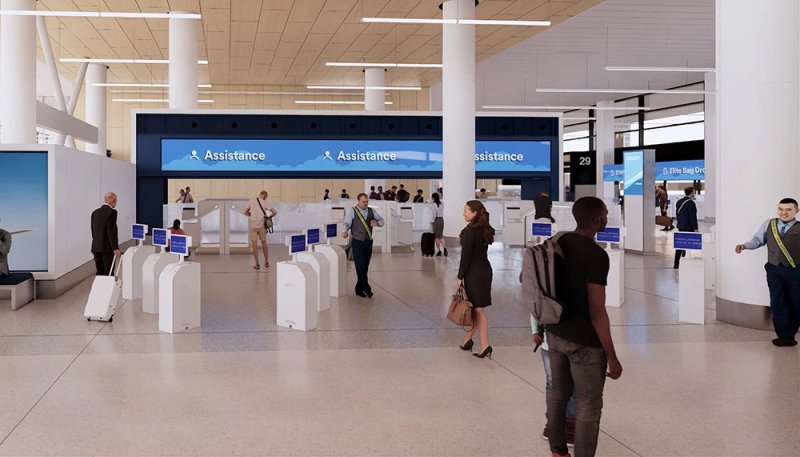 alaska airlines sea lobby render