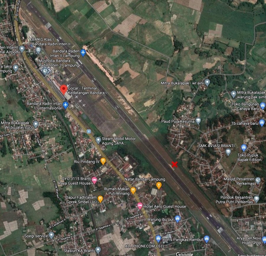 lion air jt 173 runway excursion marking 1