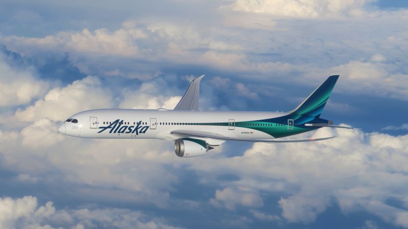 alaska airlines new livery boeing 787 9 01