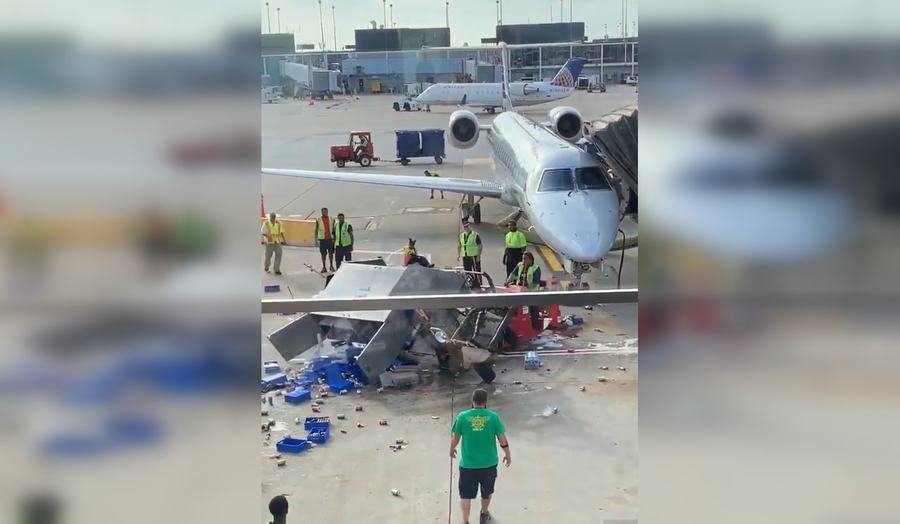 ramp golf cart chaos ohare 1