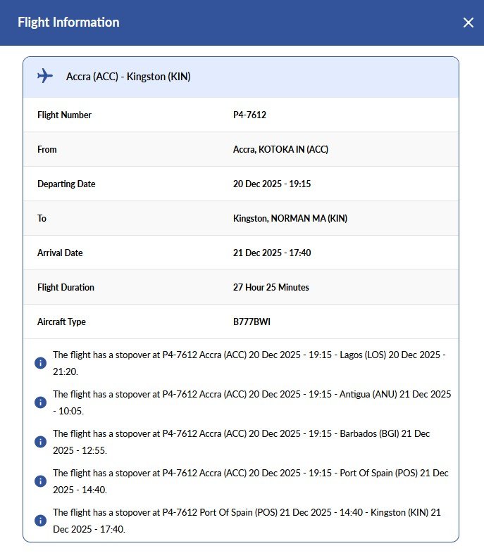 air peace caribbean charter